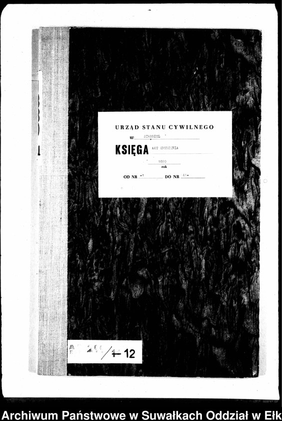 image.from.unit "Geburts-Neben-Register des Preussischen Standes-Amtes Gr. Strengeln Kreis Angerburg"