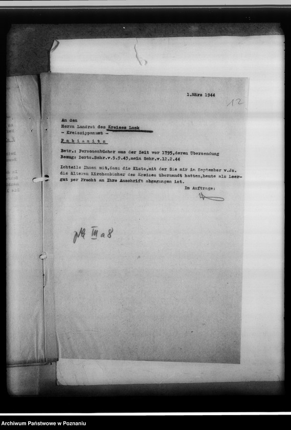 image.from.unit.number "Einziehungsprotokolle [ksiąg kościelnych] Kreis Lask [powiat łaski, województwo łódzkie]"
