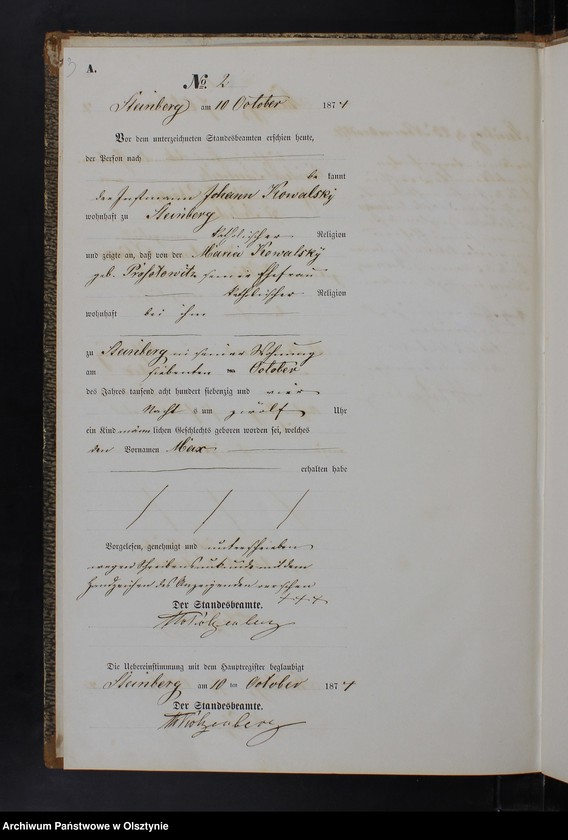 image.from.team "Urząd Stanu Cywilnego w Rodowie pow. iławski ( dawny pow. suski )"