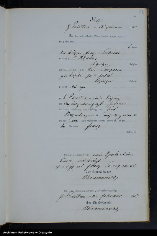 image.from.unit.number "Geburts-Neben-Register Nr 1 - 77"