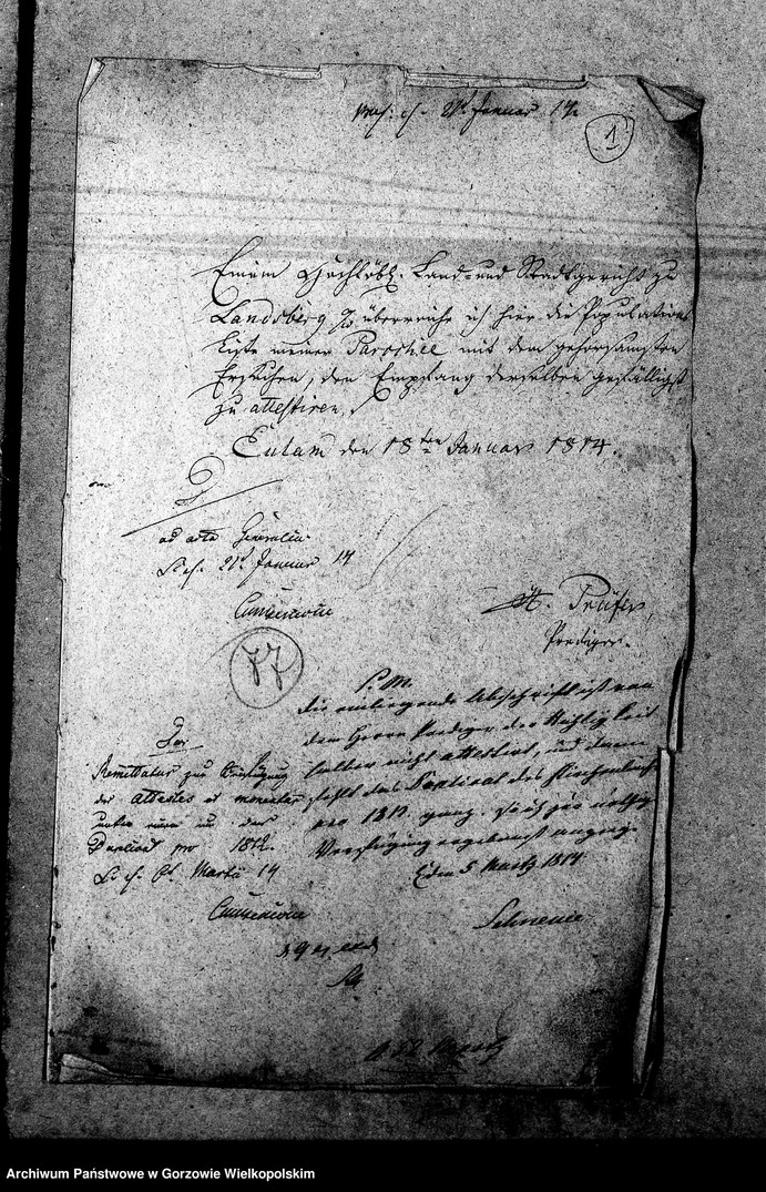image.from.unit.number "Duplikate der Kirchenbücher von Parochie Eulam: Eulam (Ulim), Seidlitz (Siedlice), Egloffstein (Łagodzin), Friedrichsthal (Głożyna), Derschau (Dzierżów), Leopoldsfahrt (Stężyca), Rodenthal (Prądocin), Klementenschleuse (Strzegowa), Johannishof, Karlsthal (Gubiniec), Borchertsruhe, Meyershof (Kłodno), Karolinenhof, Neusoest (Nowy Dwór), Maskenaue, Borchertsfleiss, Gürgenaue (Niwica), Windmühle bei Eulam, Jahnshof."