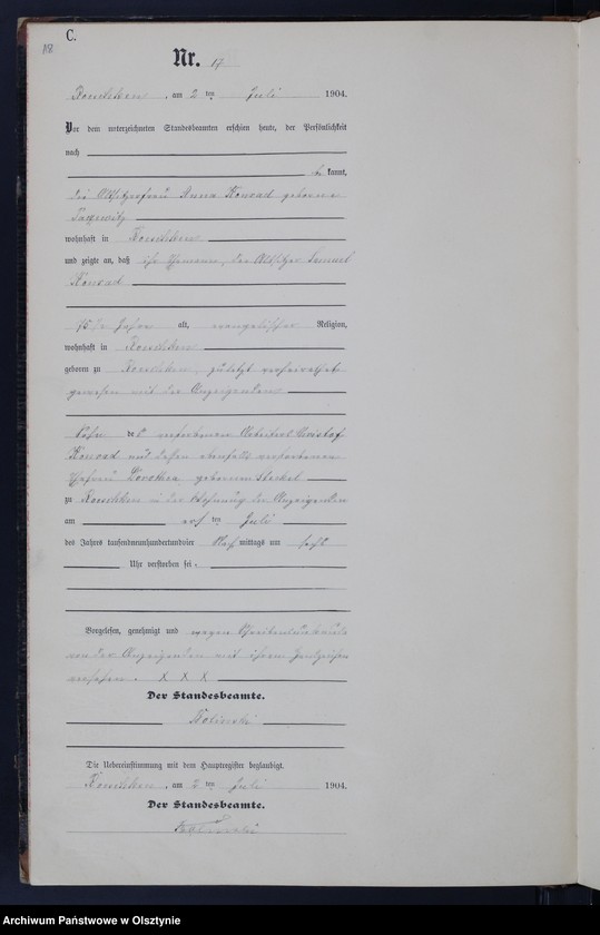 image.from.unit.number "Sterbe-Neben-Register Nr 1 - 34"