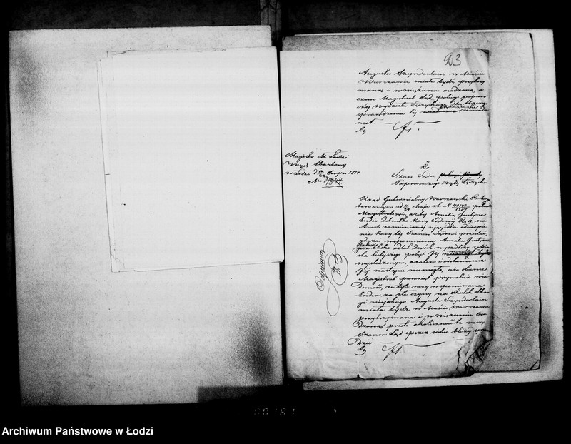 Obraz 20 z jednostki "Akta tyczące się awizacji"