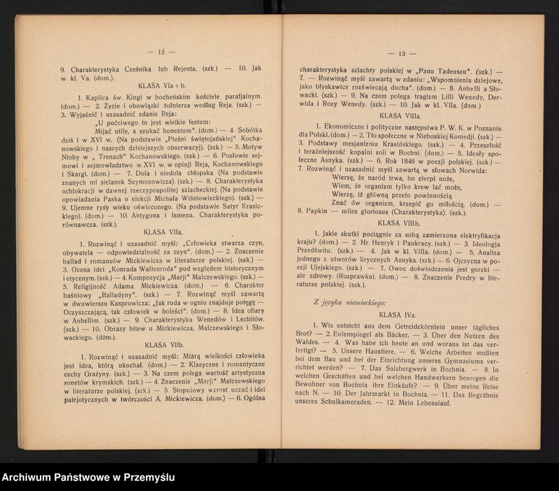 image.from.unit.number "Sprawozdanie Dyrekcji Państw[owego] Gimnazjum im. króla Kazimierza Wielkiego w Bochni za rok szkolny 1929/30"