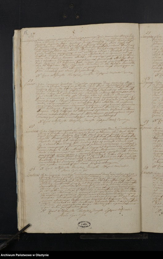 image.from.unit.number "Duplikat. Akta Cywilne Urodzenia, Zeyścia, Zapowiedzi i Małżeństw Gminy Janowskiey Powiatu Przasnyskiego w Departamencie Płockim z Roku 1821/22"
