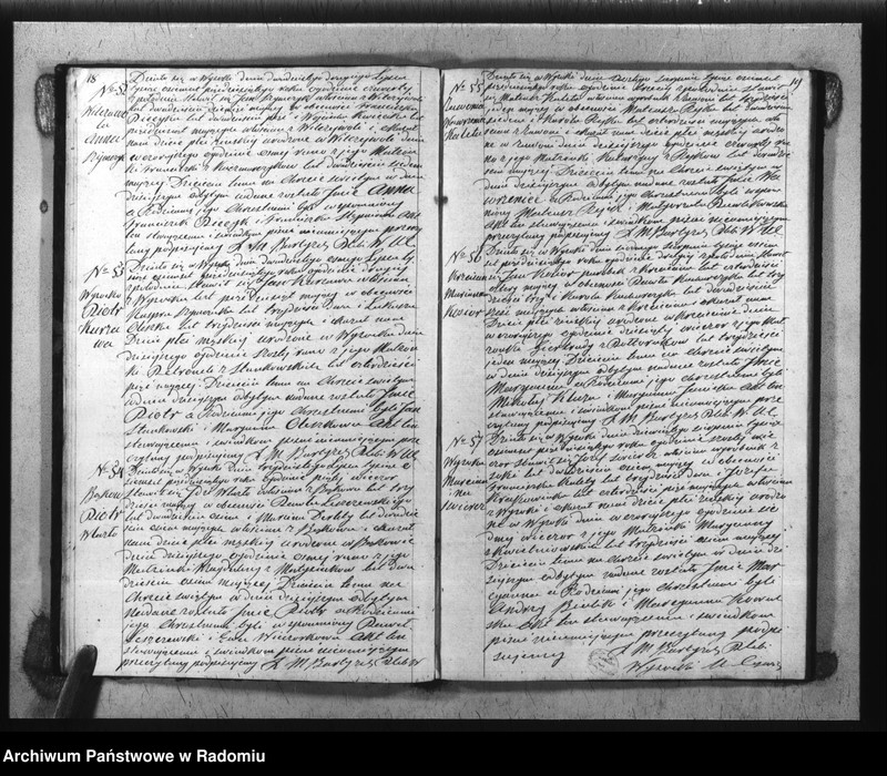 image.from.unit.number "Duplikat akt Religijno - Cywilnych Urodzonych, Zaszlubionych i Zmarłych Parafii Wysoka spisanych za rok 1850"