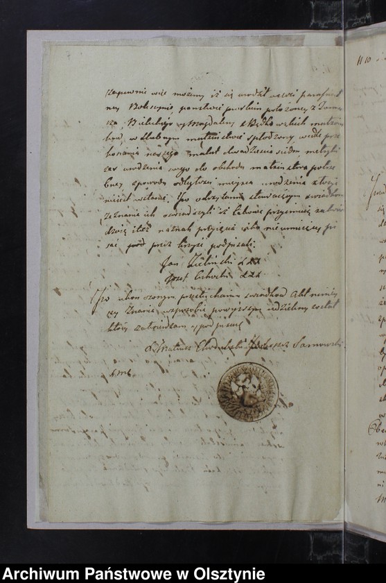 image.from.unit.number "Annexa należące do Aktów Małżenstwa w parafii Sarnowskiey z roku 1835"