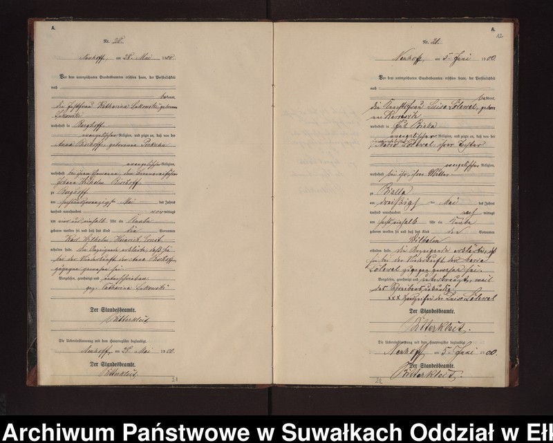 image.from.unit.number "Geburts-Neben-Register des Preussischen Standes-Amtes Neuhoff Kreis Loetzen"