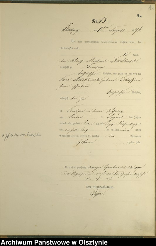 image.from.unit.number "Geburts-Haupt-Register Nr 1 - 21"