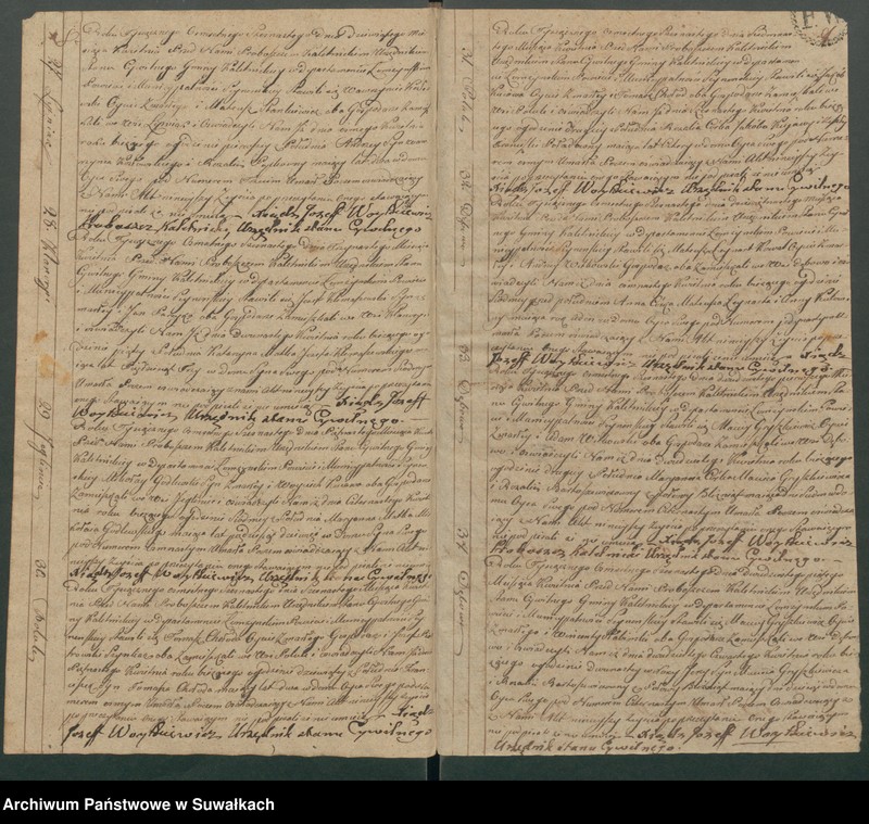 image.from.unit.number "Akta Zeyscia Stanu Cywilnego Gminy Kaletnickiey, od 1-go Stycznia 1816 do ostatniego Grudnia tegoż Roku."