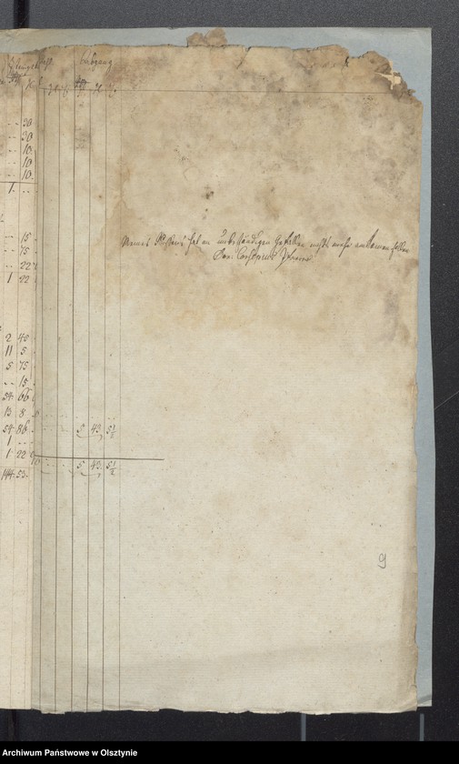 image.from.unit.number "Passenheimsche Stadt Kirchen Rechnung über Einnahme und Ausgabe"