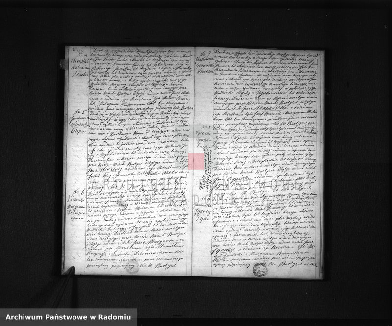 image.from.unit.number "Duplikat akt Urodzonych, Zaślubionych i Zmarłych Parafij Wysoka spisanych za rok 1867"