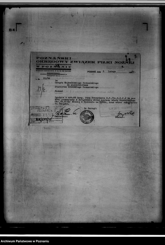 Obraz 11 z jednostki "/Poznański Związek Okręgowy Piłki Nożnej/"