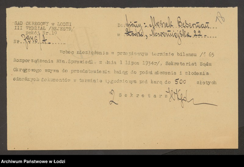 Obraz 20 z jednostki "Moszek Beserman- sprzedaż szczotek, walizek i szpagatów"