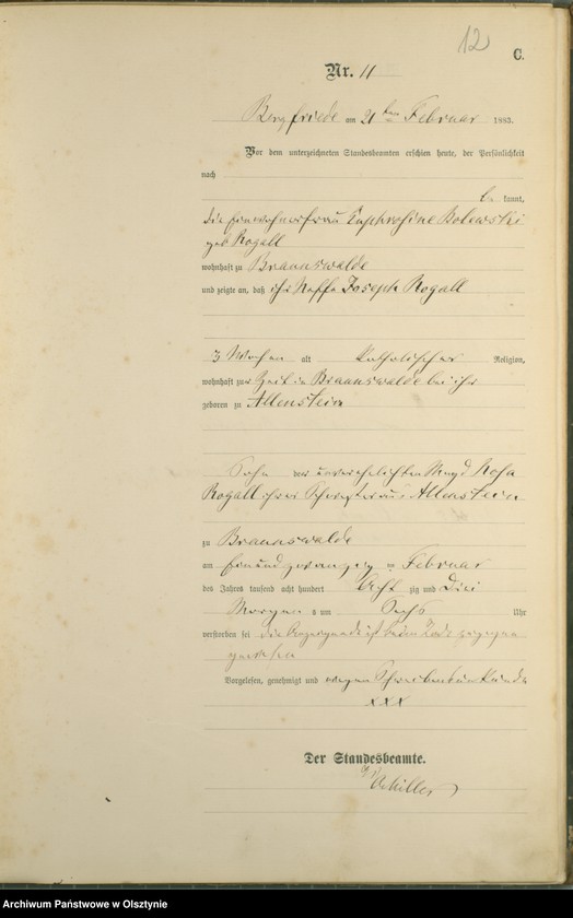 image.from.unit.number "Sterbe-Haupt-Register Nr 1 - 66"