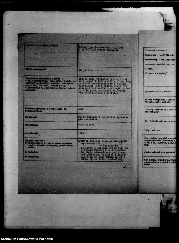 Obraz 7 z jednostki "/Sprawozdanie z lustracji zakładów opiekuńczych/"