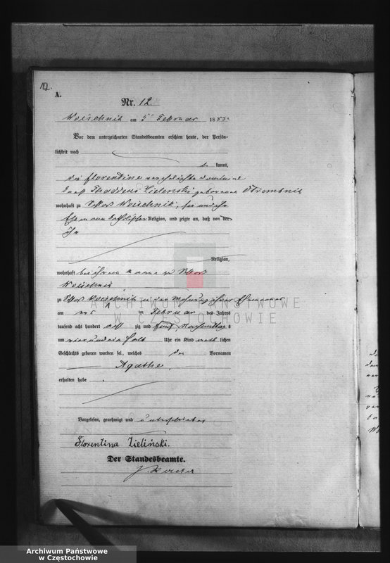 image.from.unit.number "[Pierwopis aktów urodzeń z 1885 roku]."