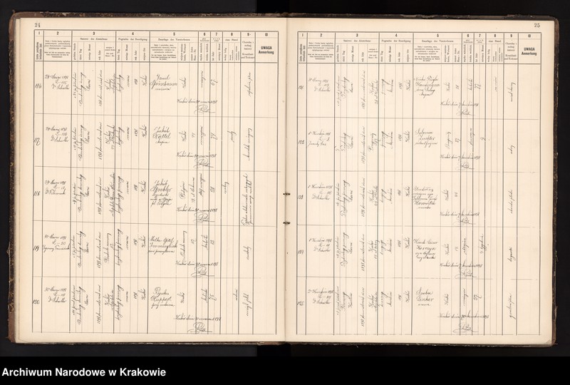 image.from.unit.number "Księga obejmująca wpisy wypadków śmierci Izraelitów w okręgu metrykalnym Krakowskim na rok 1898"