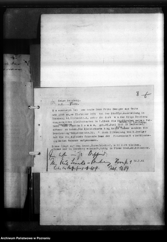 Obraz 12 z jednostki "Hans- Joachim Bomme - Bromberg (Bydgoszcz)"