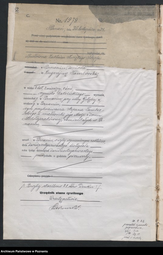 Obraz 4 z jednostki "Księga miejscowa zgonów tom IV [Rejestr główny zgonów]"