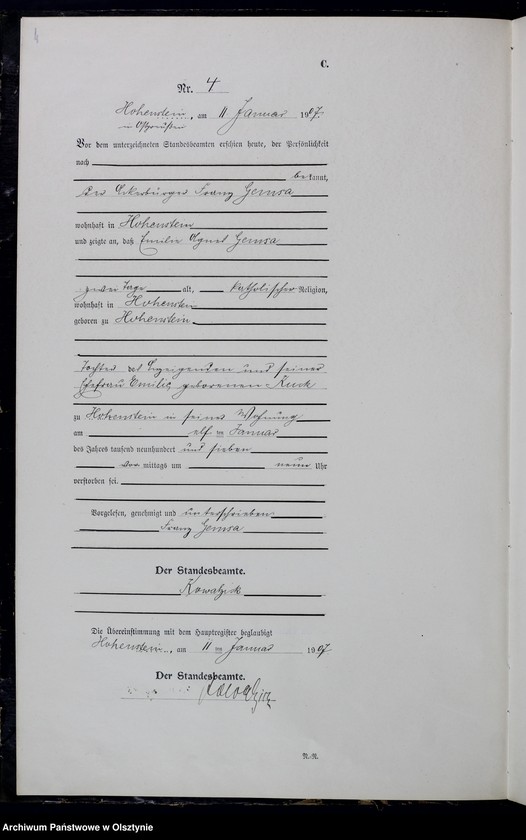 image.from.unit.number "Sterbe-Neben-Register Nr 1 - 54"