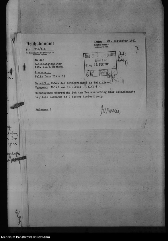 Obraz 11 z jednostki "Amtsgericht Radziejów"