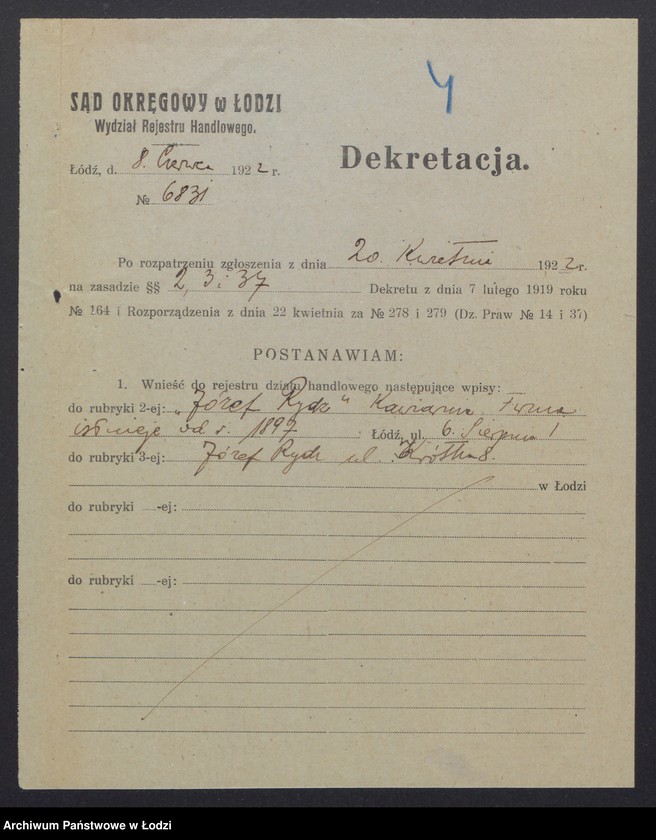 Obraz 6 z jednostki "Józef Rydz – kawiarnia, resteuracja"