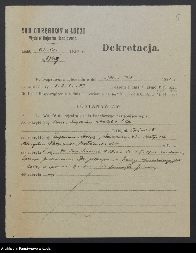 Obraz 7 z jednostki "Eugeniusz Swałek i S-ka – skręcalnia"