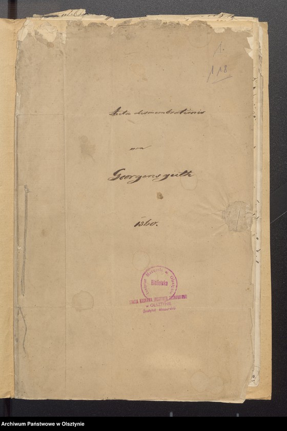 image.from.unit.number "Dismembration von Georgensguth"