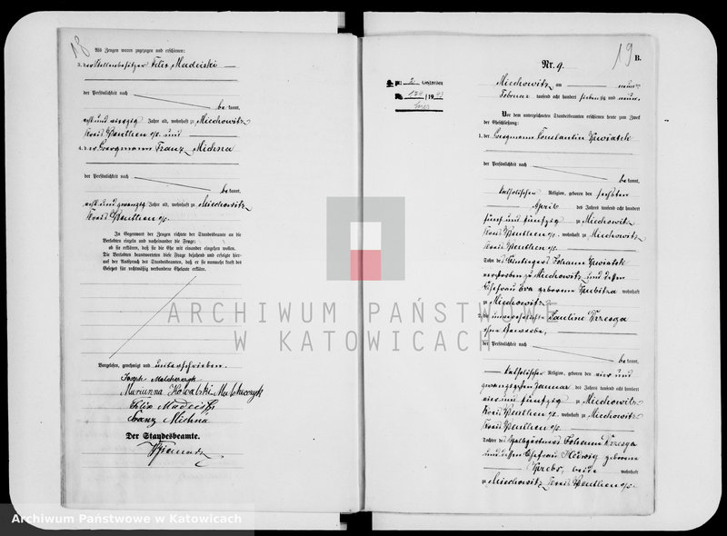 image.from.unit.number "Księga małżeństw za rok 1879 [nr 1 - 71]"