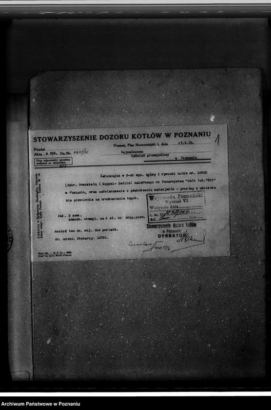 Obraz 5 z jednostki "Towarzystwo robót inżynieryjnych "Tri" w Poznaniu nr woj. 341"