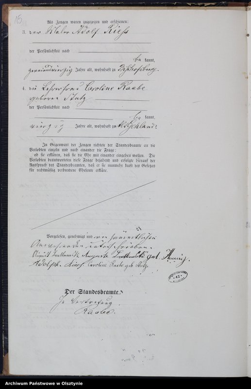 Obraz 17 z jednostki "Heiraths-Haupt-Register Nr 1 - 11"