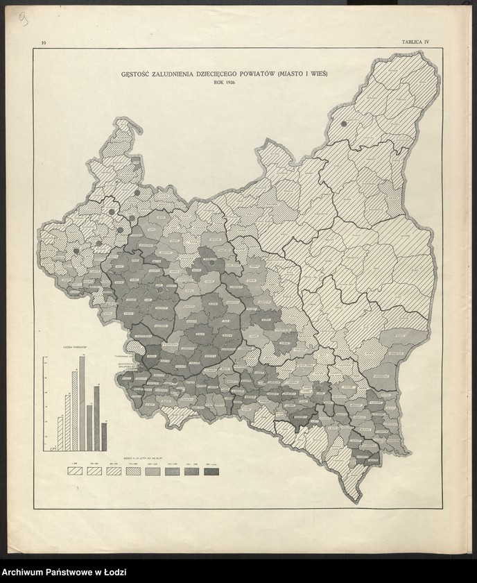 Obraz 11 z jednostki "Atlas szkolnictwa powszechnego Rzeczypospolitej Polskiej. Opracował Marian Falski, Warszawa 1929"