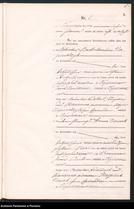 Obraz 14 z jednostki "Księga małżeństw"