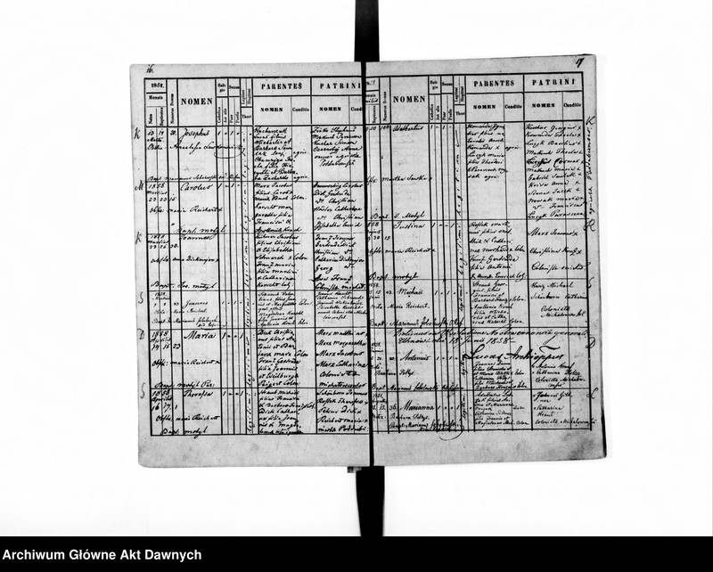 image.from.unit.number "Parafia: Uhnów. Dekanat: Bełz. Księga metrykalna urodzeń dla wsi Józefówka, Michałówka i Poddębce."