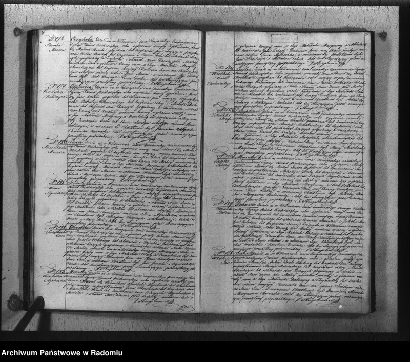 image.from.unit.number "Duplikat akt urodzonych, zaślubionych i zmarłych z parafii Głowaczew na rok 1850"