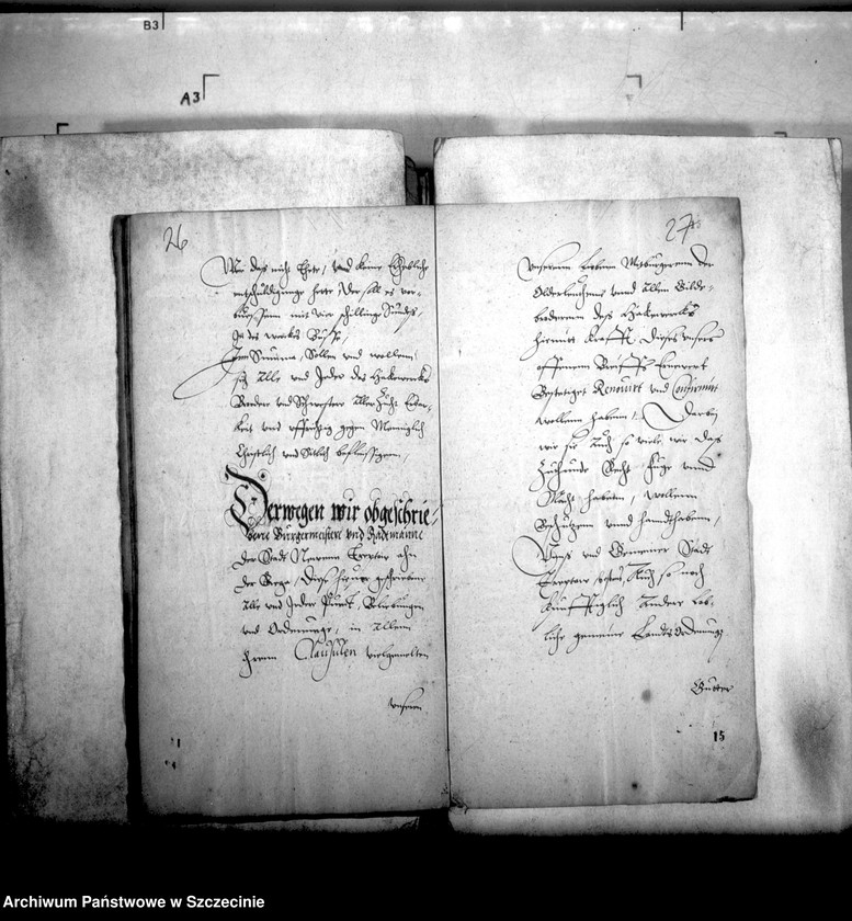 image.from.unit.number "Privilegien, Konzessionen und Zunftrollen der Höcker in Treptow a/R."