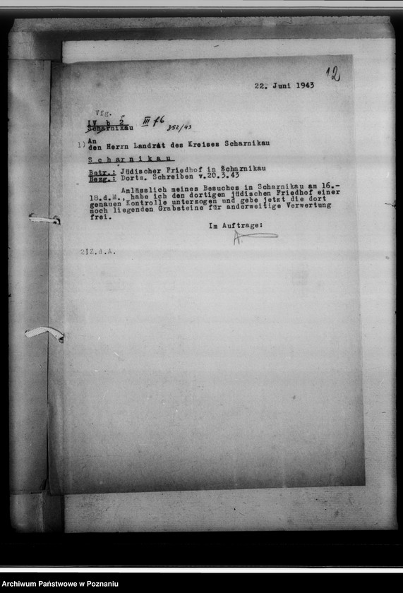 Obraz 16 z jednostki "Steindenkmäler [likwidacja żydowskich cmentarzy]"