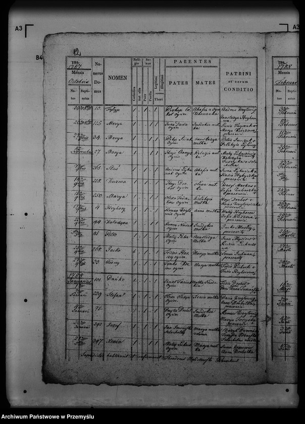Obraz 16 z jednostki "[Kopie ksiąg metrykalnych parafii Turze (dekanat Rozłucz)]"
