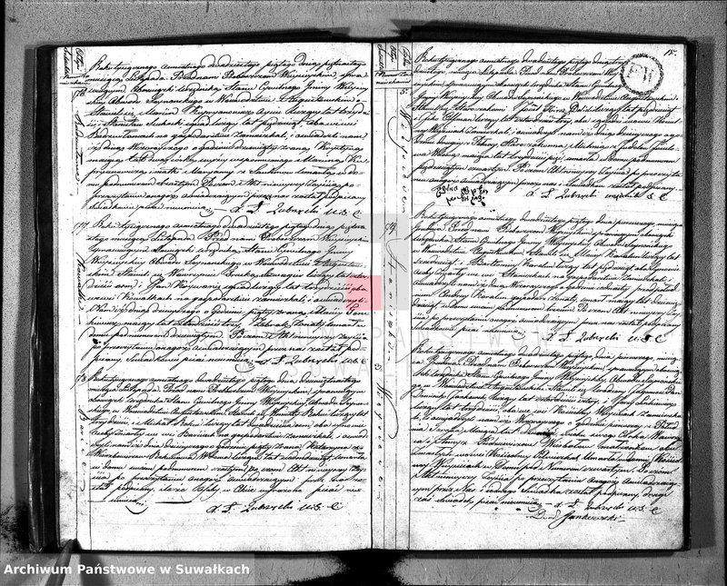 image.from.unit.number "Akta umarłych urzędnika stanu cywilnego gminy wieysieyskiey z 1825 roku"
