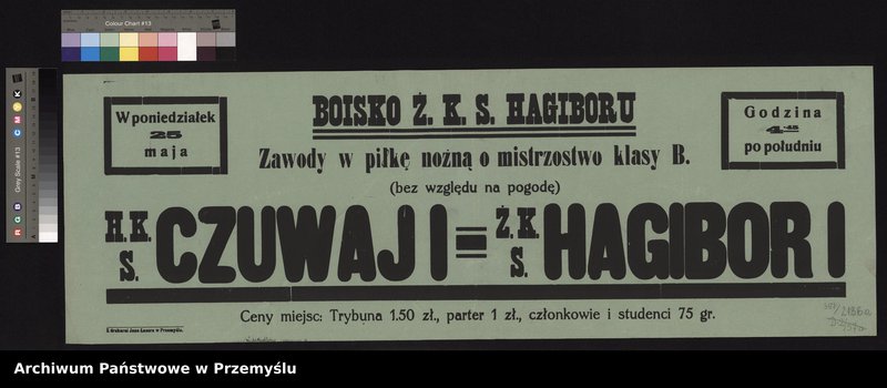 image.from.collection.number "W Światowy Dzień Futbolu - afisze z przemyskiego zasobu111"