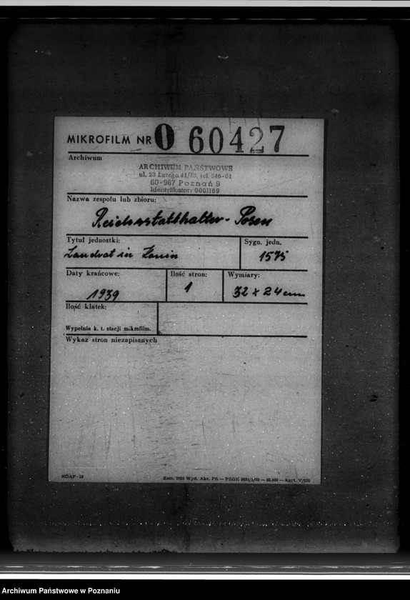 Obraz 2 z jednostki "Landrat in Konin"