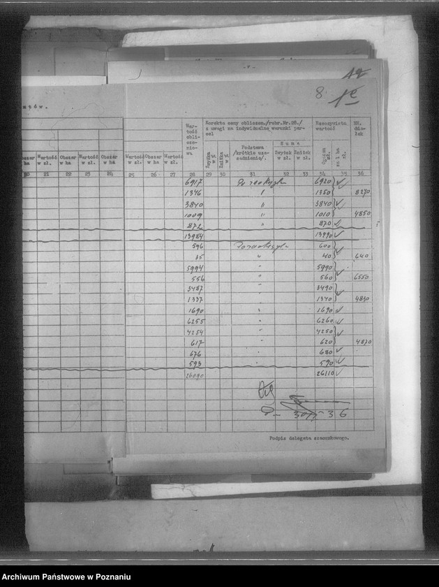 Obraz 14 z jednostki "Operat szacunkowy majątku Tryszczyn powiatu bydgoskiego"