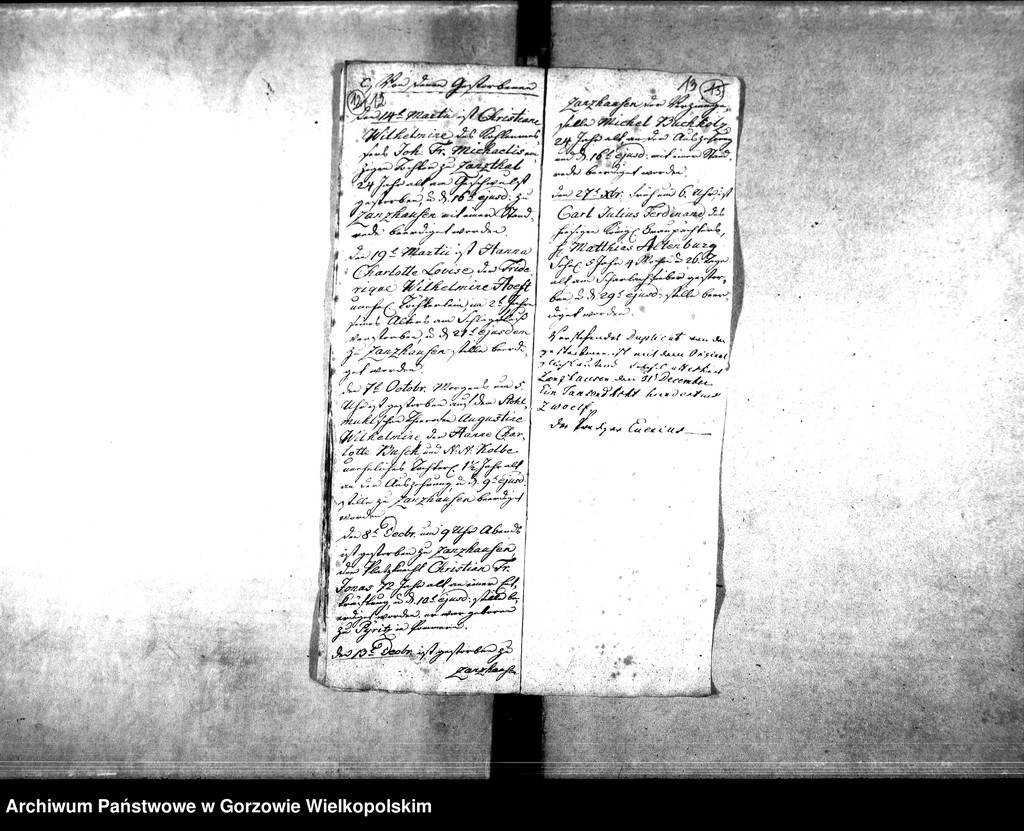 image.from.unit.number "Duplikate der Kirchenbücher von der Parochie Zanzhausen: Zanzhausen (Santoczno), Lotzen (Łośno), Rohrbruch (Rybakowo)"