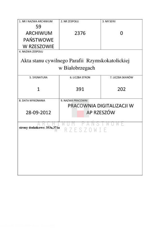 image.from.team "Akta stanu cywilnego Parafii Rzymskokatolickiej w Białobrzegach"