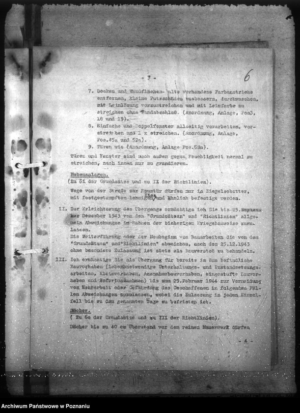 Obraz 10 z jednostki "Bauwirtschaft - Sparmassnahmen im Rahmen des Bauverbots"