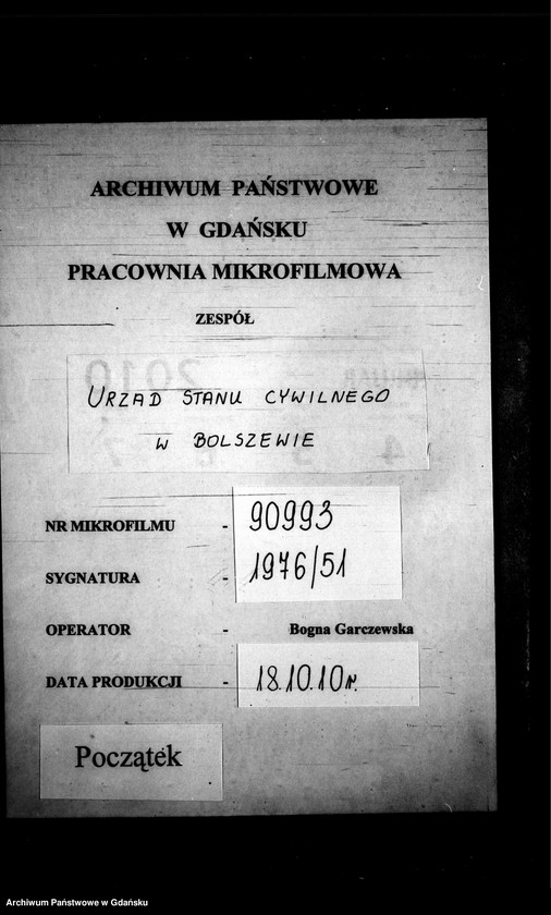 Obraz 1 z jednostki "Księga zgonów"
