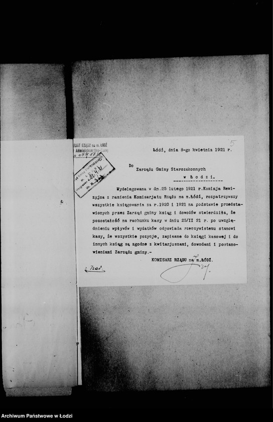 Obraz 9 z jednostki "Rewizja kasowości w Gminie"