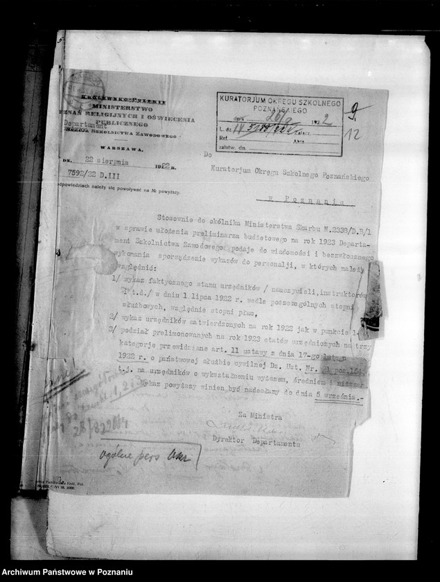 Obraz 15 z jednostki "Ogólne personalne [okólniki wykazy nauczycieli itp..]"