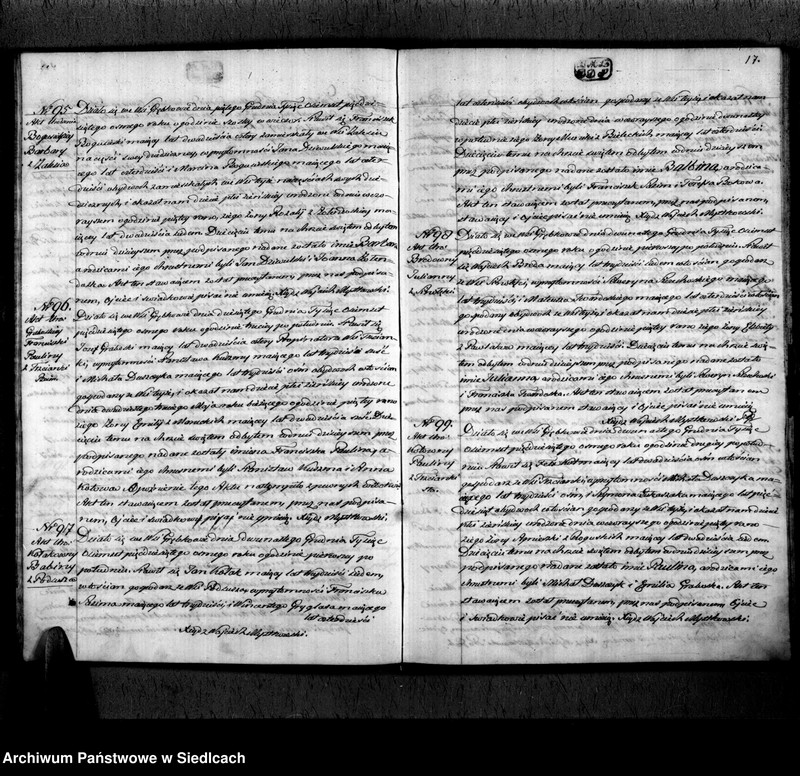 Obraz 19 z jednostki "Akta urodzin, małżeństw, zgonów"